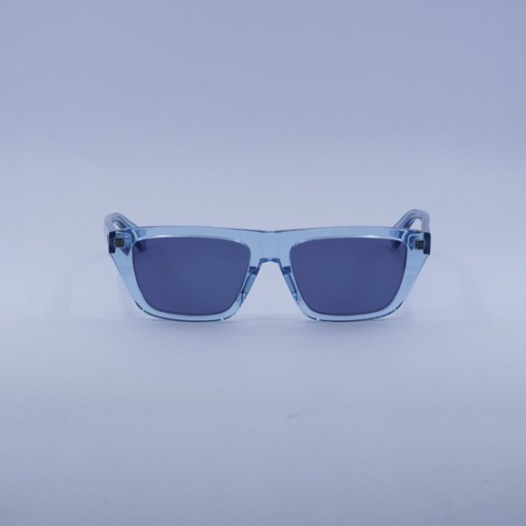 Bottega Veneta BV1291S 003 Sunglasses Blue Rectangle Frame, Blue Lenses main image 6